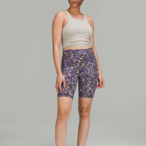 Lululemon Align High-Rise Bike Short 8" Flower Burst Multi 2229 - Picture 4 of 12